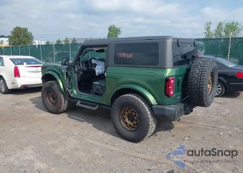 2023 Ford Bronco Outer Banks z USA, uszkodzony, nr VIN 1FMDE5CPXPLB19509